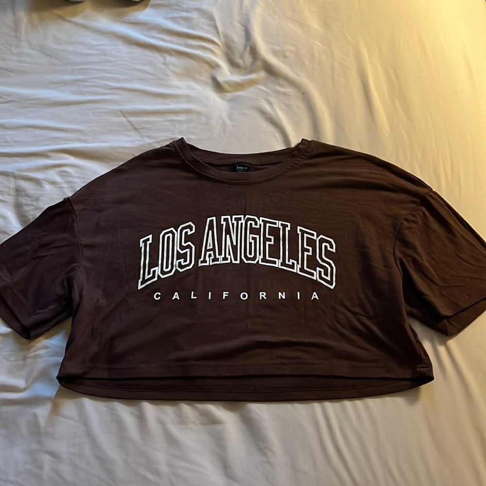 Los Angeles cropped tee, from SHIEN